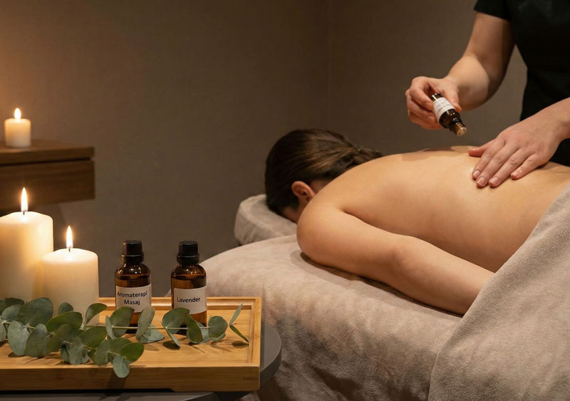 Aromaterapi Masajı - uçucu yağlarla stres ve gerginlik azaltma